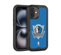 Head Case Designs Officially Licensed NBA Royal Blue Dallas Mavericks Logo Ultra-Armoured Shockproof Case [Military Grade Protection] Compatible With Apple iPhone 16