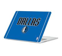 Head Case Designs Officially Licensed NBA Royal Blue Design Dallas Mavericks Logo Clear Hard Crystal Armour Laptop Case Compatible with MacBook Air 13.6" A2681/A3113/A3240 2022/2024/2025