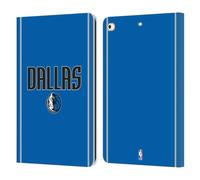 Head Case Designs Officially Licensed NBA Royal Blue Design Dallas Mavericks Logo Leather Wallet Case Compatible With Apple iPad 9.7 2017 / iPad 9.7 2018