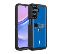 Head Case Designs Officially Licensed NBA Royal Blue Design Dallas Mavericks Logo Ultra-Armoured Shockproof Case [Military Grade Protection] Compatible With Samsung Galaxy A15