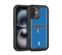 Head Case Designs Officially Licensed NBA Royal Blue Design Dallas Mavericks Logo Ultra-Armoured Shockproof Case [Military Grade Protection] Compatible With Apple iPhone 16