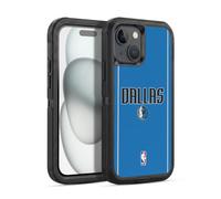 Head Case Designs Officially Licensed NBA Royal Blue Design Dallas Mavericks Logo Ultra-Armoured Shockproof Case [Military Grade Protection] Compatible With Apple iPhone 15