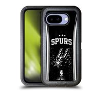 Head Case Designs Officially Licensed NBA Silver Line San Antonio Spurs Ultra-Armoured Shockproof Case [Military Grade Protection] Compatible With Google Pixel 9A