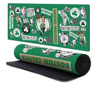 Head Case Designs Officially Licensed NBA Sticker Collage Boston Celtics 37.4 x 15.75 x 0.16 inches (900 x 400 mm) - XL Gaming Office Desk PC Keyboard Mouse Mat Pad