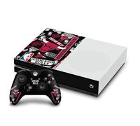 Head Case Designs Officially Licensed NBA Sticker Collage Chicago Bulls Vinyl Sticker Gaming Skin Decal Cover Compatible With Xbox One S Console and Controller Bundle