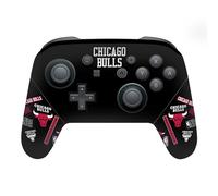 Head Case Designs Officially Licensed NBA Sticker Collage Chicago Bulls Vinyl Sticker Gaming Skin Decal Cover Compatible With Nintendo Switch Pro Controller