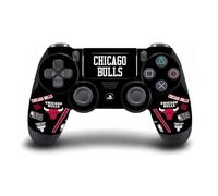 Head Case Designs Officially Licensed NBA Sticker Collage Chicago Bulls Vinyl Sticker Gaming Skin Decal Cover Compatible With Sony PlayStation 4 PS4 DualShock 4 Controller