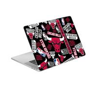 Head Case Designs Officially Licensed NBA Sticker Collage Chicago Bulls Vinyl Sticker Skin Decal Cover Compatible With MacBook Pro 15.4" A1707/A1990