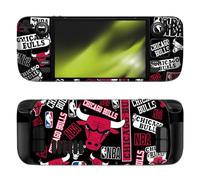 Head Case Designs Officially Licensed NBA Sticker Collage Chicago Bulls Vinyl Sticker Skin Decal Cover Compatible With Steam Deck OLED