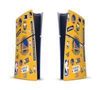 Head Case Designs Officially Licensed NBA Sticker Collage Golden State Warriors Vinyl Sticker Gaming Skin Decal Cover Compatible With Sony PlayStation 5 PS5 Slim Digital Edition Console