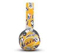 Head Case Designs Officially Licensed NBA Sticker Collage Los Angeles Lakers Vinyl Sticker Skin Decal Cover Compatible With Sony PlayStation PS Pulse 3D Headset