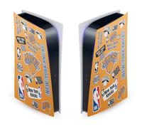 Head Case Designs Officially Licensed NBA Sticker Collage New York Knicks Vinyl Faceplate Sticker Gaming Skin Decal Cover Compatible With Sony PlayStation 5 PS5 Digital Edition Console