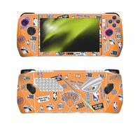 Head Case Designs Officially Licensed NBA Sticker Collage New York Knicks Vinyl Sticker Skin Decal Cover Compatible With Asus ROG Ally