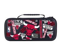 Head Case Designs Officially Licensed NBA Sticker Collage Print Chicago Bulls Hard Storage Travel Carry Case Compatible With Asus ROG Ally