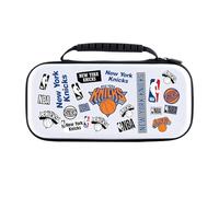 Head Case Designs Officially Licensed NBA Sticker Collage Print New York Knicks White Hard Storage Travel Carry Case Compatible With Nintendo Switch 2