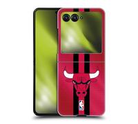 Head Case Designs Officially Licensed NBA Stripes Chicago Bulls Hard Back Case Compatible With Razr 40 Ultra/Razr+ 2023