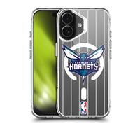 Head Case Designs Officially Licensed NBA Teal Design Text Charlotte Hornets Logo Shockproof Bumper Case [Military Grade Protection] Compatible with Apple iPhone 17 and Compatible with MagSafe