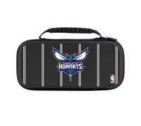 Head Case Designs Officially Licensed NBA Teal White Stripes Charlotte Hornets Logo Hard Storage Travel Carry Case Compatible With Nintendo Switch 2