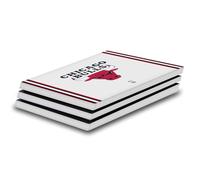 Head Case Designs Officially Licensed NBA White Design Chicago Bulls Logo Vinyl Sticker Gaming Skin Decal Cover Compatible With Sony PlayStation 4 PS4 Pro Console