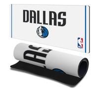 Head Case Designs Officially Licensed NBA White Design Dallas Mavericks Logo 23.62 x 11.81 x 0.12 inches (600 x 300 mm) - L Gaming Office Desk PC Keyboard Mouse Mat Pad