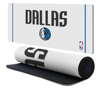 Head Case Designs Officially Licensed NBA White Design Dallas Mavericks Logo 37.4 x 15.75 x 0.16 inches (900 x 400 mm) - XL Gaming Office Desk PC Keyboard Mouse Mat Pad