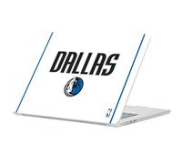 Head Case Designs Officially Licensed NBA White Design Dallas Mavericks Logo Clear Hard Crystal Armour Laptop Case Compatible with MacBook Air 13.6" A2681/A3113/A3240 2022/2024/2025