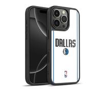 Head Case Designs Officially Licensed NBA White Design Dallas Mavericks Logo Gel Armour Case [Military Grade Protection] Compatible With Apple iPhone 16 Pro