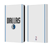 Head Case Designs Officially Licensed NBA White Design Dallas Mavericks Logo Leather Wallet Case Compatible With Amazon Kindle 11th Gen 6in 2022