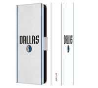 Head Case Designs Officially Licensed NBA White Design Dallas Mavericks Logo Leather Wallet Case Compatible With Samsung Galaxy S25 FE