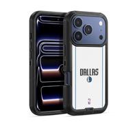 Head Case Designs Officially Licensed NBA White Design Dallas Mavericks Logo Ultra-Armoured Shockproof Case [Military Grade Protection] Compatible With Apple iPhone 17 Pro Max