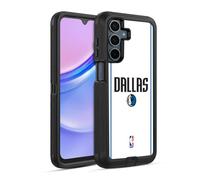 Head Case Designs Officially Licensed NBA White Design Dallas Mavericks Logo Ultra-Armoured Shockproof Case [Military Grade Protection] Compatible With Samsung Galaxy A15