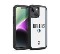 Head Case Designs Officially Licensed NBA White Design Dallas Mavericks Logo Ultra-Armoured Shockproof Case [Military Grade Protection] Compatible With Apple iPhone 14