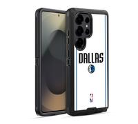 Head Case Designs Officially Licensed NBA White Design Dallas Mavericks Logo Ultra-Armoured Shockproof Case [Military Grade Protection] Compatible With Samsung Galaxy S25 Ultra