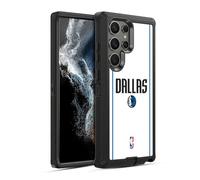 Head Case Designs Officially Licensed NBA White Design Dallas Mavericks Logo Ultra-Armoured Shockproof Case [Military Grade Protection] Compatible With Samsung Galaxy S22 Ultra 5G