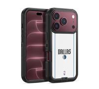 Head Case Designs Officially Licensed NBA White Design Dallas Mavericks Logo Ultra-Armoured Shockproof Case [Military Grade Protection] Compatible With Apple iPhone 18 Pro