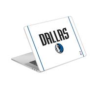 Head Case Designs Officially Licensed NBA White Design Dallas Mavericks Logo Vinyl Sticker Skin Decal Cover Compatible With MacBook Pro 15.4" A1707/A1990