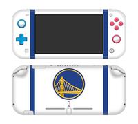 Head Case Designs Officially Licensed NBA White Design Golden State Warriors Logo Vinyl Sticker Gaming Skin Decal Cover Compatible With Nintendo Switch Lite