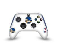 Head Case Designs Officially Licensed NBA White Design Golden State Warriors Logo Vinyl Sticker Gaming Skin Decal Cover Compatible With Xbox Series X/S Controller