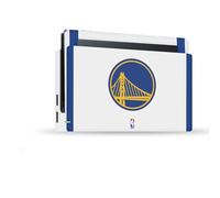 Head Case Designs Officially Licensed NBA White Design Golden State Warriors Logo Vinyl Sticker Gaming Skin Decal Cover Compatible With Nintendo Switch Console & Dock