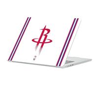 Head Case Designs Officially Licensed NBA White Design Houston Rockets Logo Clear Hard Crystal Armour Laptop Case Compatible with MacBook Air 13.6" A2681/A3113/A3240 2022/2024/2025