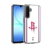 Head Case Designs Officially Licensed NBA White Design Houston Rockets Logo Gel Case [Military Grade Protection] Compatible With Samsung Galaxy A17 4G / 5G