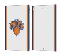 Head Case Designs Officially Licensed NBA White Design New York Knicks Logo Leather Wallet Case Compatible With Apple iPad 10.2 2019/2020/2021