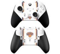 Head Case Designs Officially Licensed NBA White Design New York Knicks Logo Vinyl Sticker Gaming Skin Decal Cover Compatible With Xbox Series X & S Elite Wireless Controller Series 2
