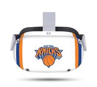 Head Case Designs Officially Licensed NBA White Design New York Knicks Logo Vinyl Sticker Skin Decal Cover Compatible With Meta Quest 2