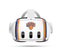 Head Case Designs Officially Licensed NBA White Design New York Knicks Logo Vinyl Sticker Skin Decal Cover Compatible With Meta Quest 3