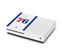 Head Case Designs Officially Licensed NBA White Design Philadelphia 76ers Logo Vinyl Sticker Gaming Skin Decal Cover Compatible With Xbox One S Console