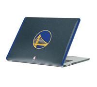 Head Case Designs Officially Licensed NBA White Design Text Golden State Warriors Logo Black Glitter Hard Crystal Armour Laptop Case compatible with MacBook Air 13.6" A2681/A3113/A3240 2022/2024/2025