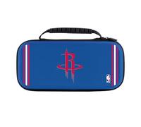 Head Case Designs Officially Licensed NBA White Design Text Houston Rockets Logo Blue Hard Storage Travel Carry Case Compatible With Nintendo Switch 2
