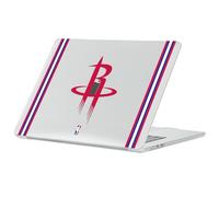 Head Case Designs Officially Licensed NBA White Design Text Houston Rockets Logo Clear Hard Crystal Armour Laptop Case Compatible with MacBook Air 13.6" A2681/A3113/A3240 2022/2024/2025
