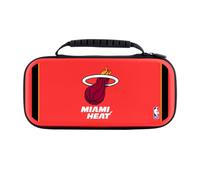 Head Case Designs Officially Licensed NBA White Design Text Miami Heat Logo Red Hard Storage Travel Carry Case Compatible With Nintendo Switch 2
